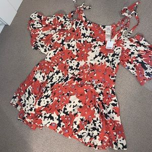 Red floral Free People Dress